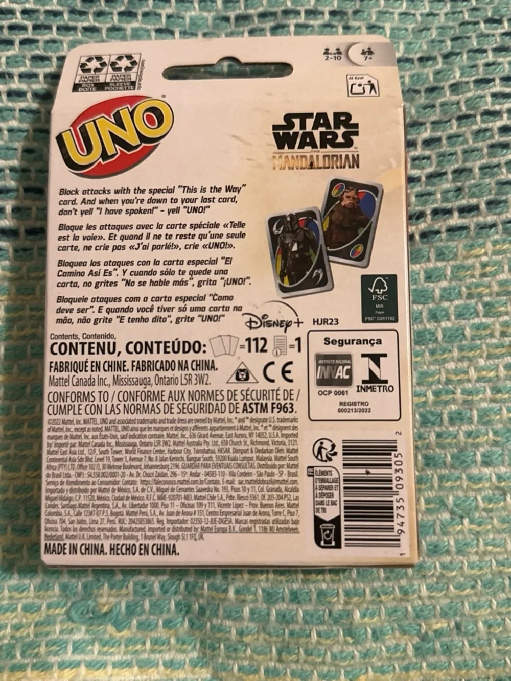 UNO Star Wars (board/card game)